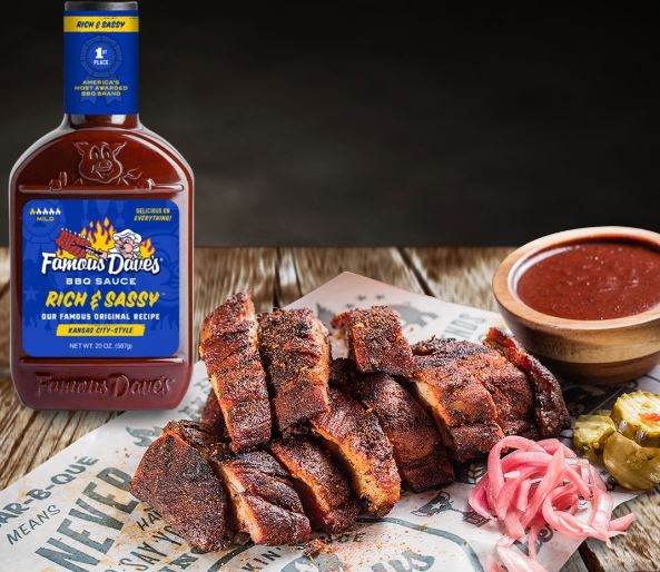 Famous Dave's Sauces Menu